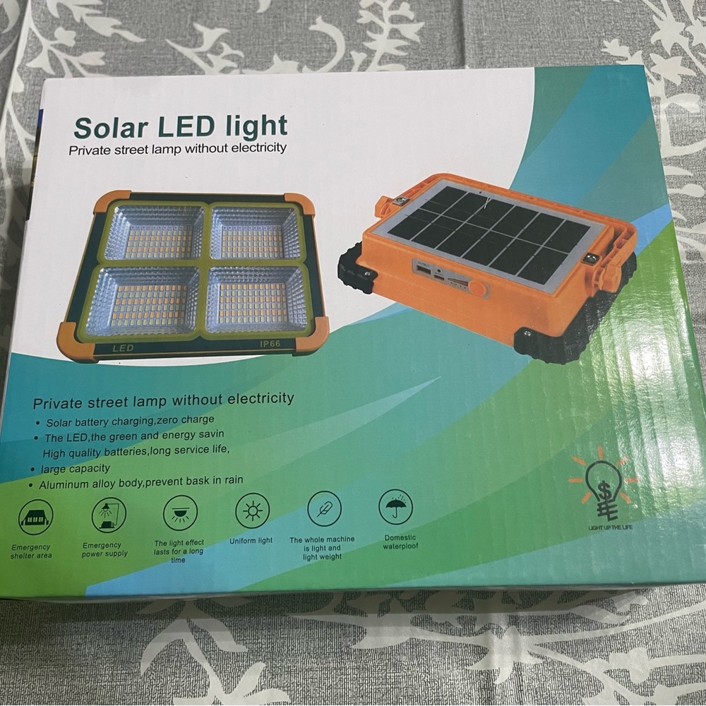 Solar LED Light-Private Street Lamp without electricity